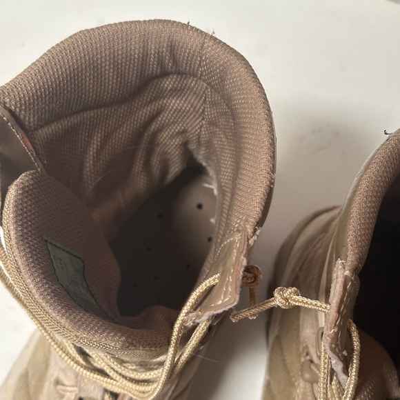 Military Mens Tan Brown Outdoors Work Boots - Picture 10 of 16